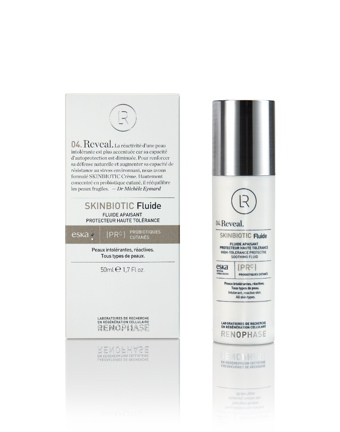 Renophase Skinbiotic Fluide – Kalmerende & versterkende verzorging voor de gevoelige huid