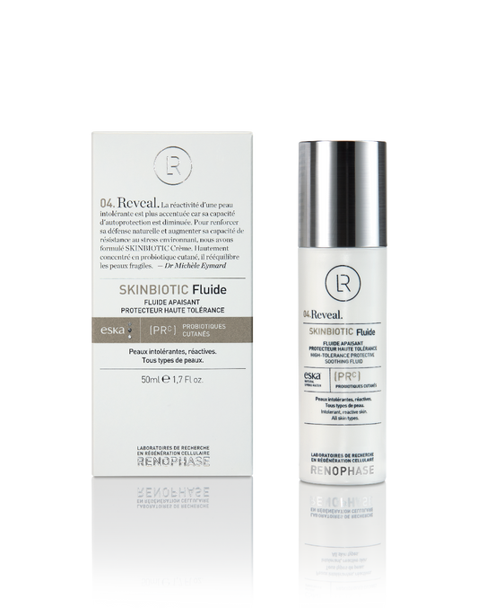 Renophase Skinbiotic Fluide – Kalmerende & versterkende verzorging voor de gevoelige huid