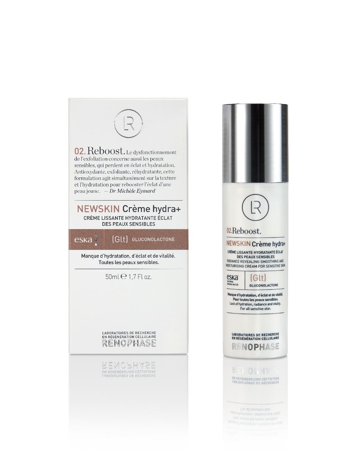 Renophase Newskin Cream Hydra+ – Intensieve hydratie & milde exfoliatie