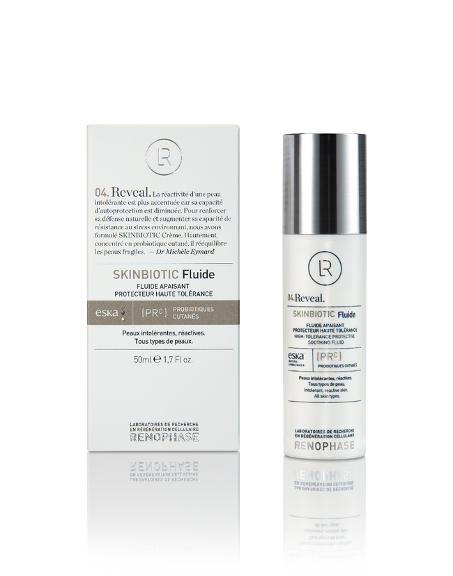 Renophase Skinbiotic Fluide – Kalmerende & versterkende verzorging voor de gevoelige huid