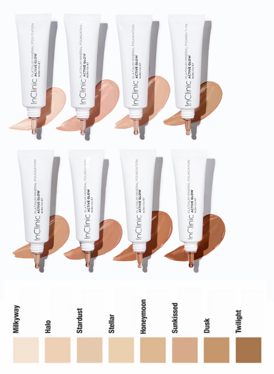 Inclinic Active Glow Platinum Mineral Foundation