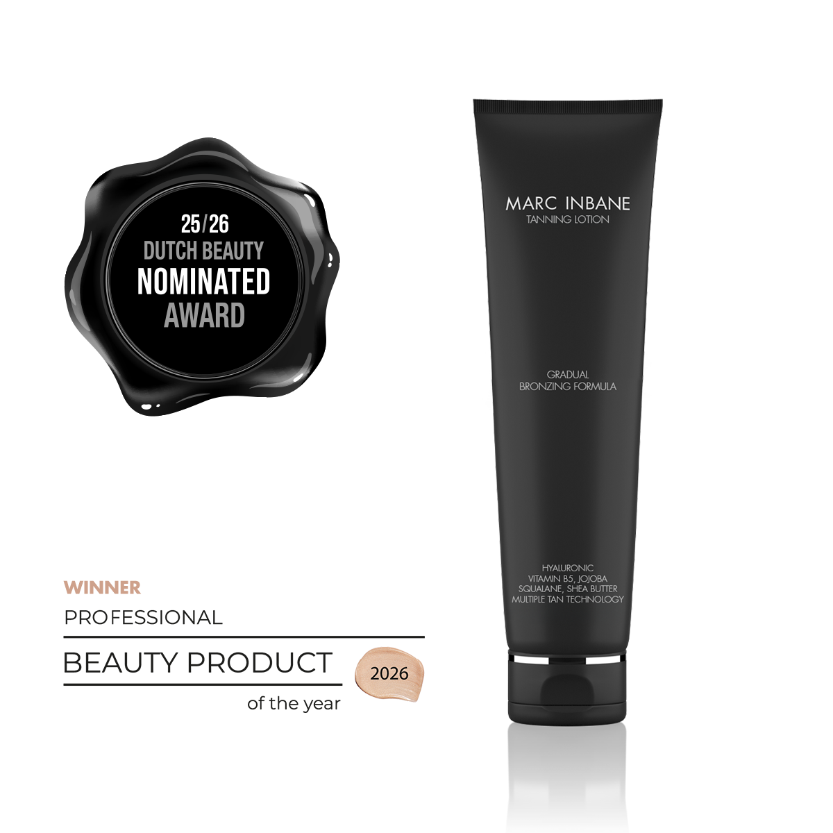 Marc Inbane Gradual Tanning Lotion 125ml - Winner Beauty Product 2026
