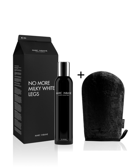 No More Milky White Natural Tanning Spray + GRATIS Glove