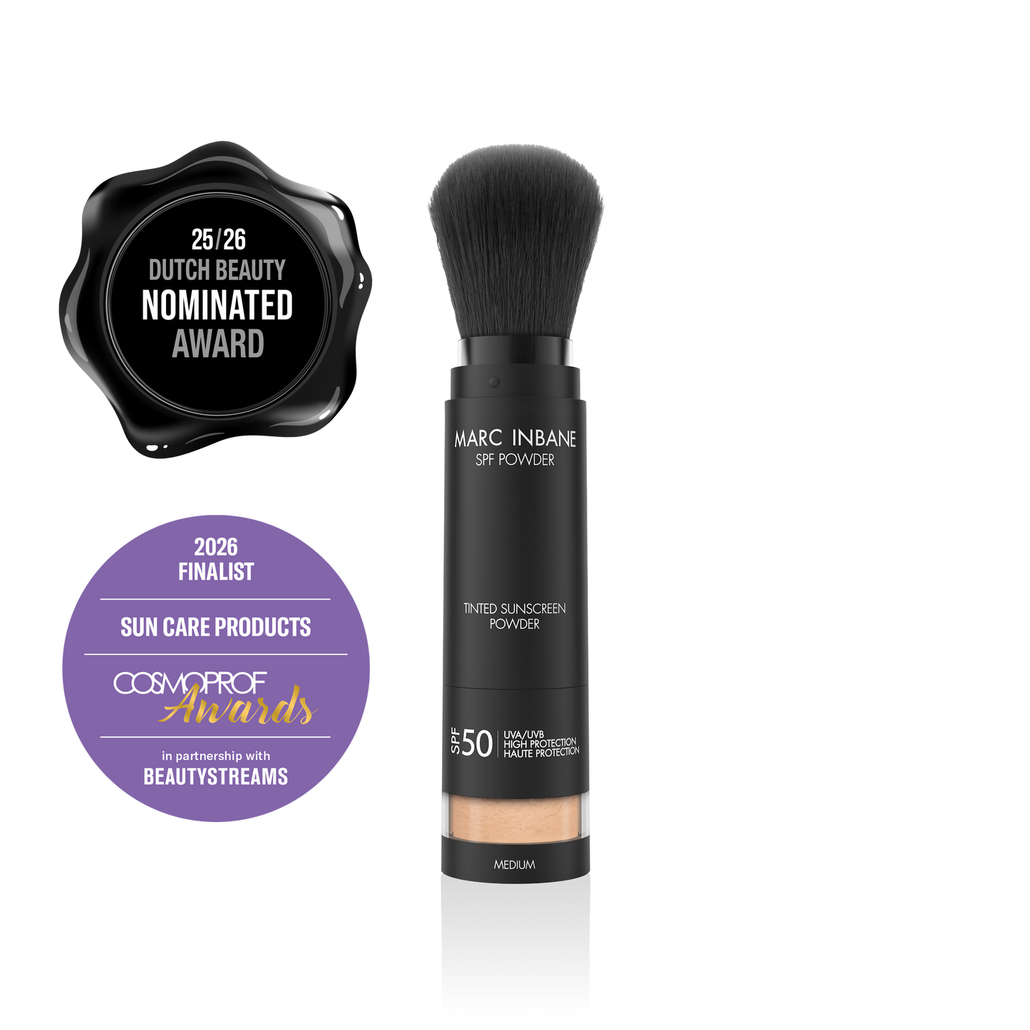 Marc Inbane Tinted SPF50 Powder Medium