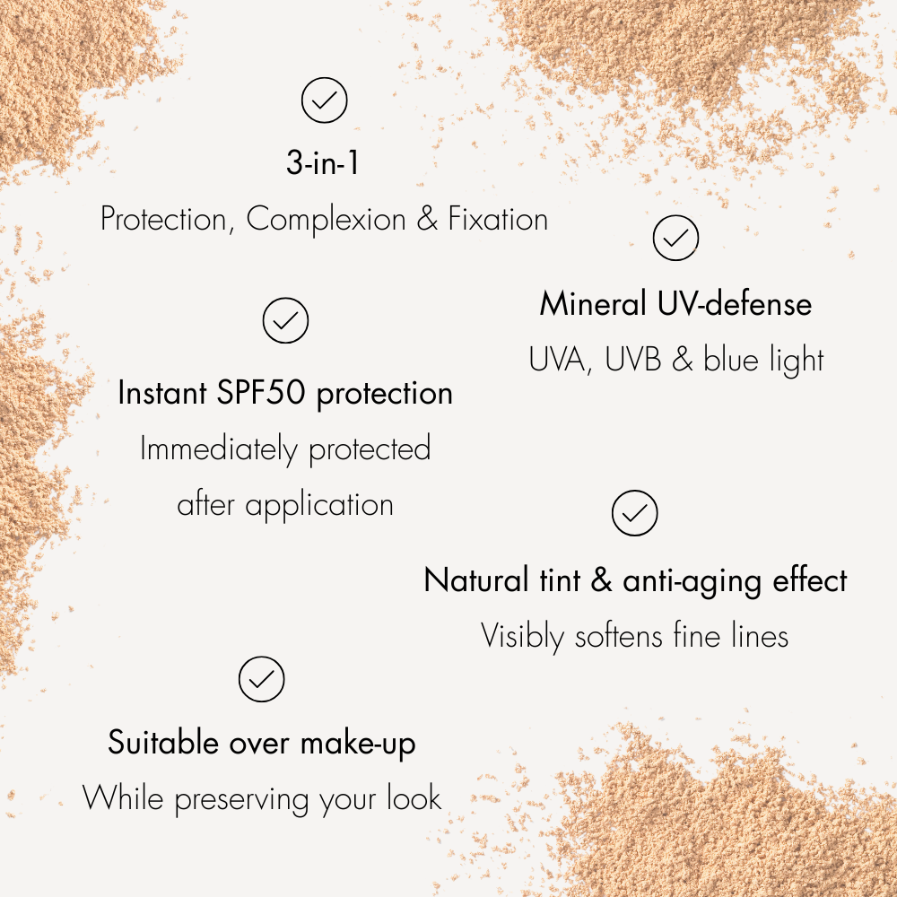 Marc Inbane SPF50 Powder voordelen