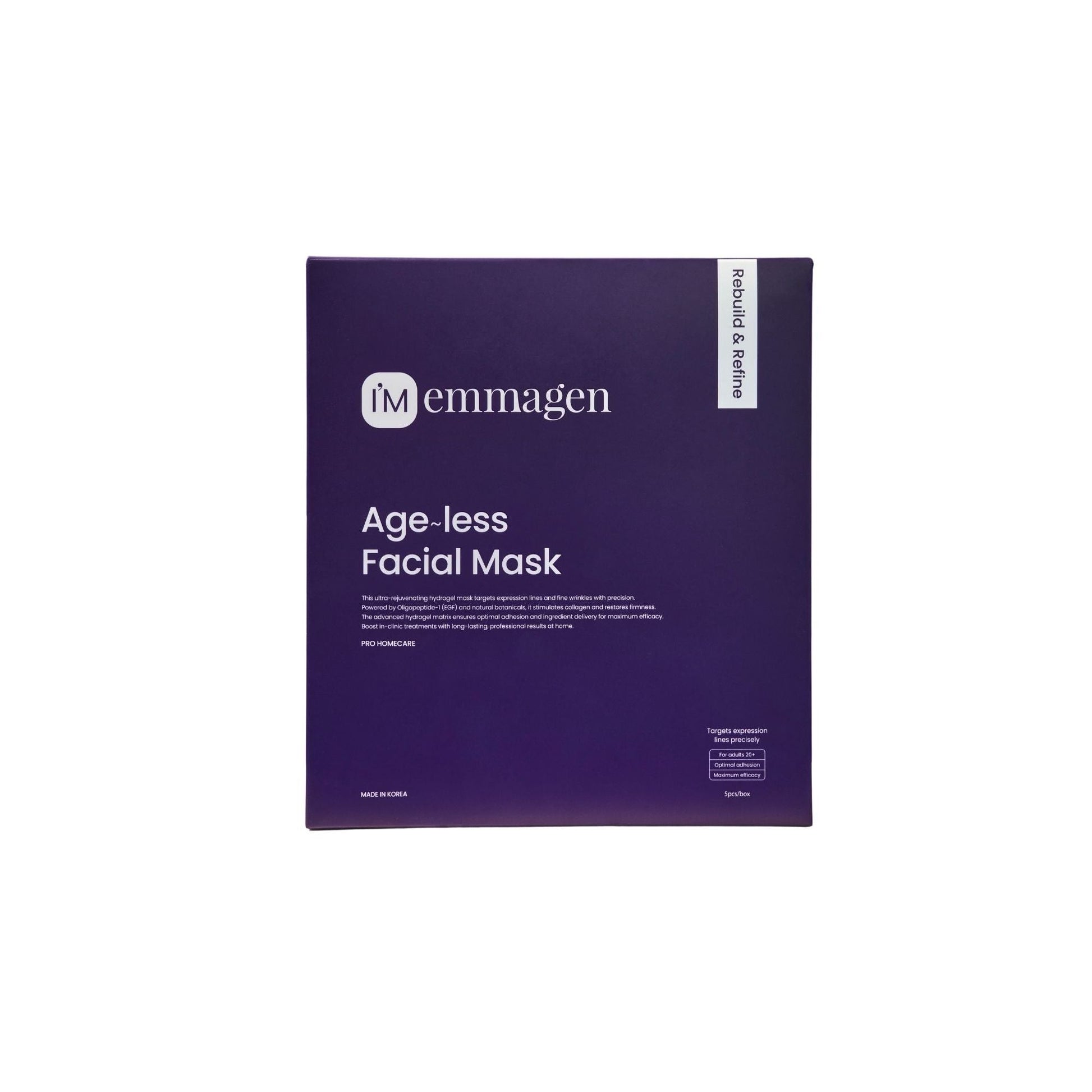 Emmagen Age-less Facial Mask 4 stuks